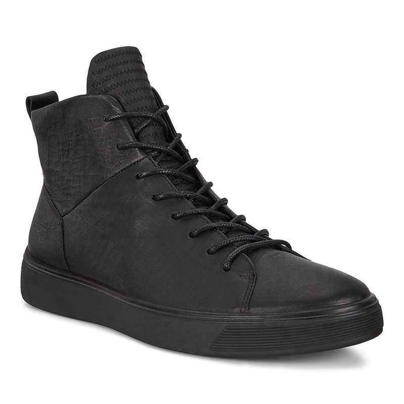 Men Boots Ecco Street Tray M - Casual Shoe Black - India ZRGWHD645
